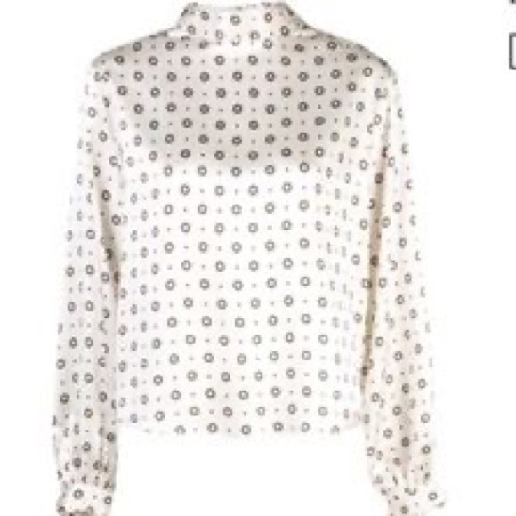 Anine Bing Esther 100% Silk Satin Top - Picture 5 of 11